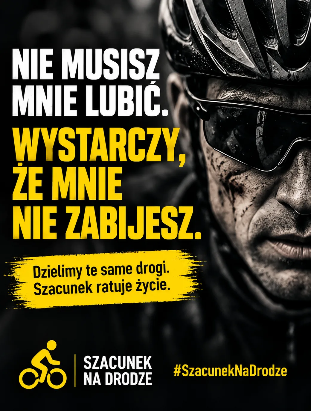 Życie rowerzysty jest warte więcej niż 5 sekund.